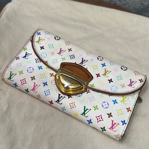 Louis Vuitton multicolor blanco Eugenie wallet organizer travel case - Picture 1 of 15